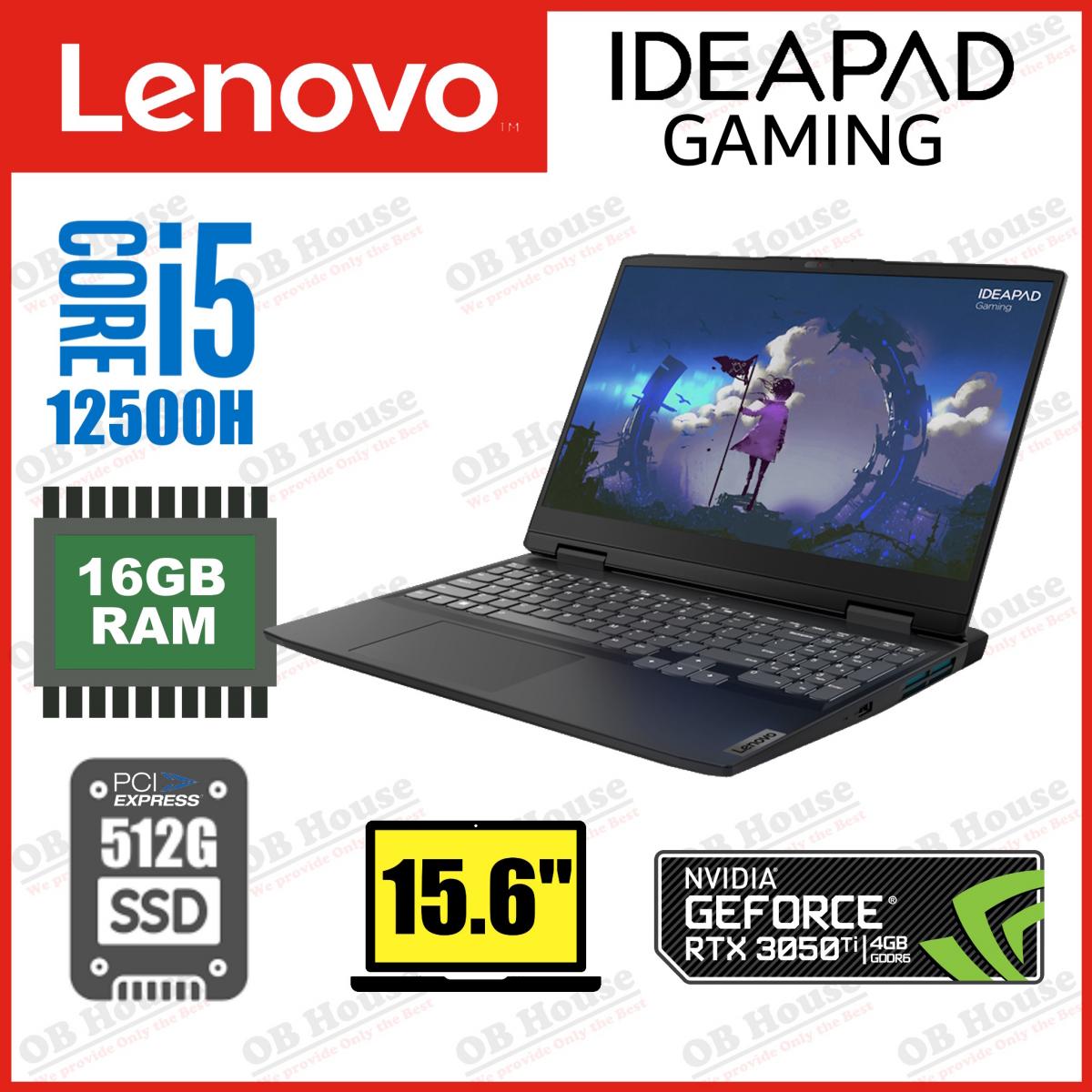 IdeaPad Gaming 3 15IAH7 RTX 3050 Ti 電競手提電腦 (82S900SCHH) - 高質陳列品