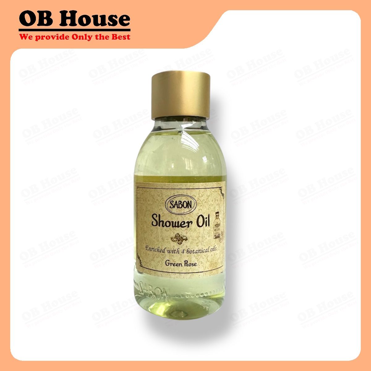 SABON 翠綠玫瑰柔膚滋養沐浴油100ml