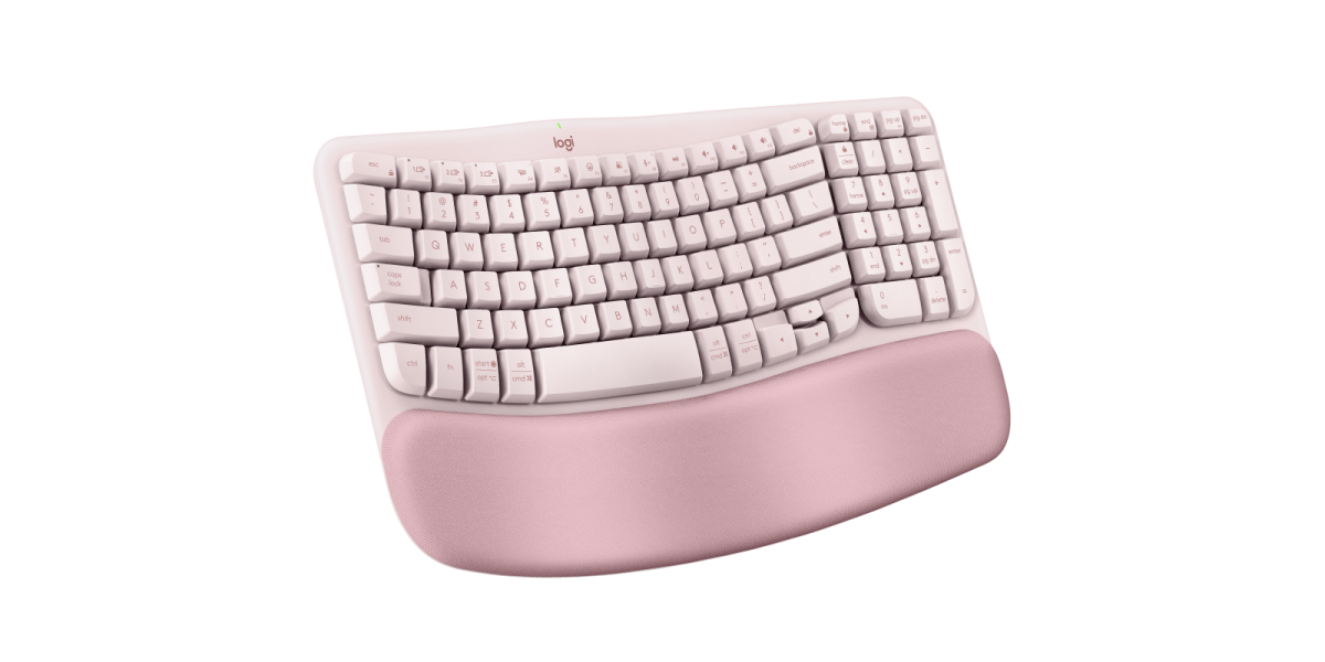 Ergo 系列 - WAVE KEYS 具有軟墊手託的無線人體工學鍵盤