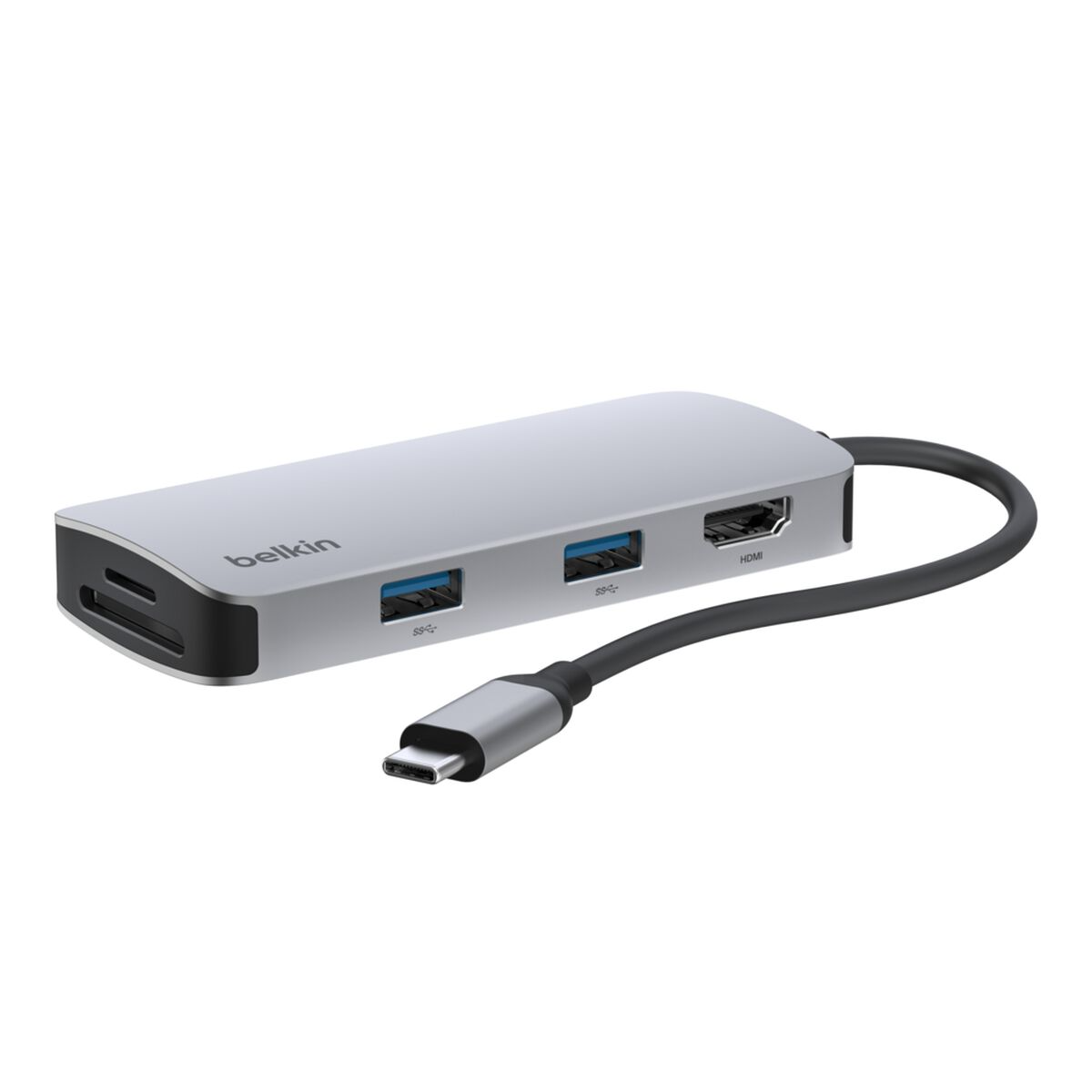 Connect USB-C 5 合 1 多連接埠轉接器/集線器 (AVC007fqSGY-V2)
