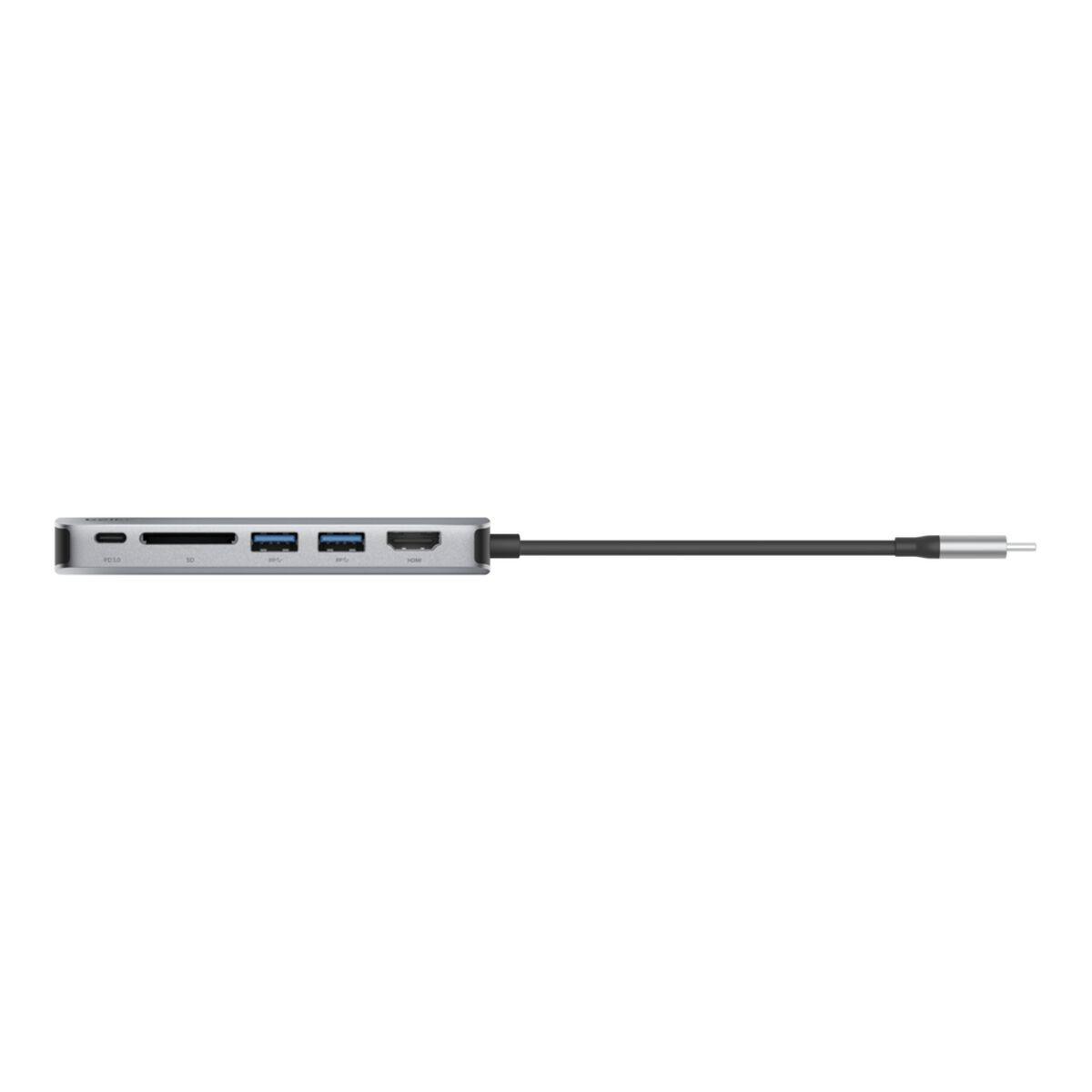 Connect USB-C 6 合 1 多媒體集線器 (AVC008fqSGY-V2)