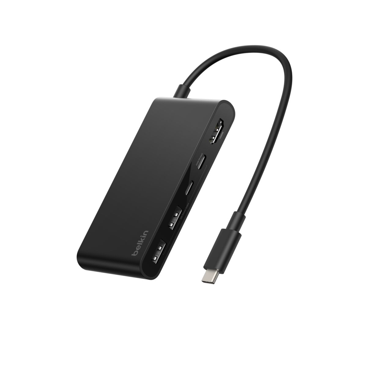 Connect USB-C 5合1 集線器 (100W / 雙USB-C / 雙USB-A / HDMI) (AVC022fqBK)