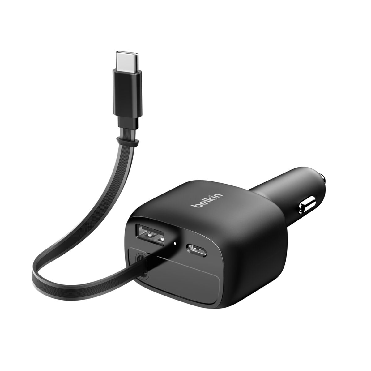 BoostCharge 伸縮型車用充電器 75W (CCC001fqBK)