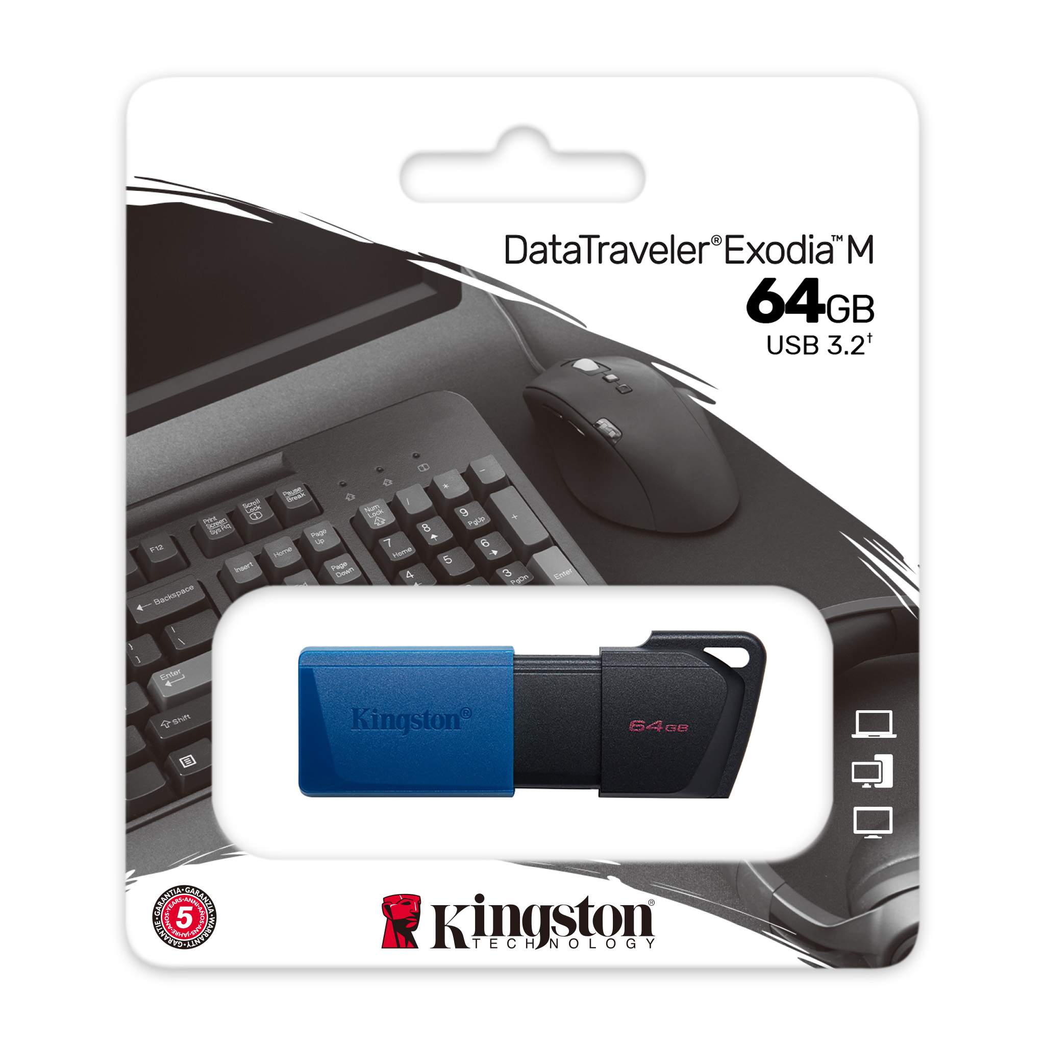 DataTraveler® Exodia M USB 隨身碟 (DTXM)