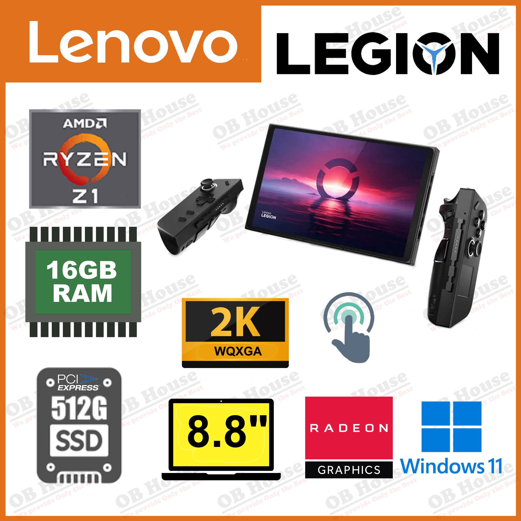 Lenovo Legion Go Handheld Gaming PC