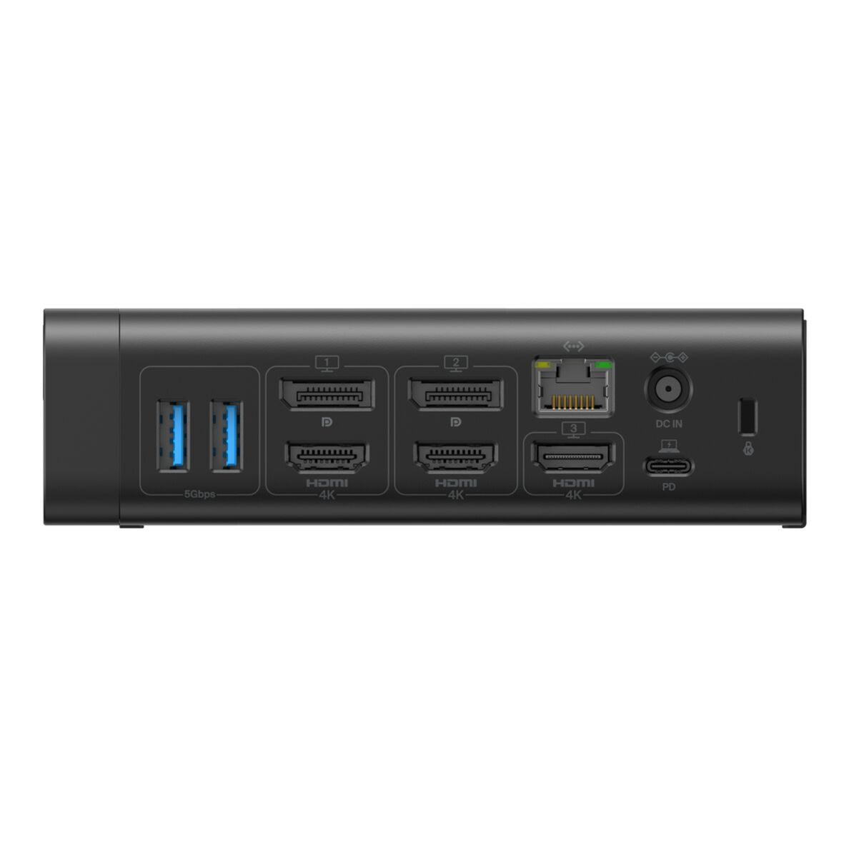 Connect USB-C 16合1 三螢幕顯示器擴展基座 (INC026qcBK)