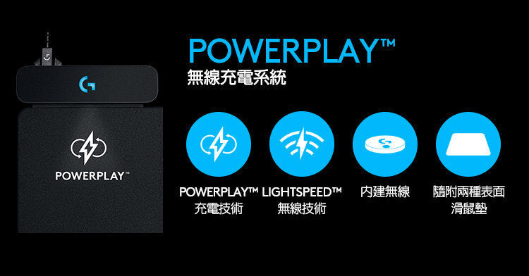 G 系列 - G502 LIGHTSPEED HERO 25K 無線遊戲滑鼠 (910-005569)