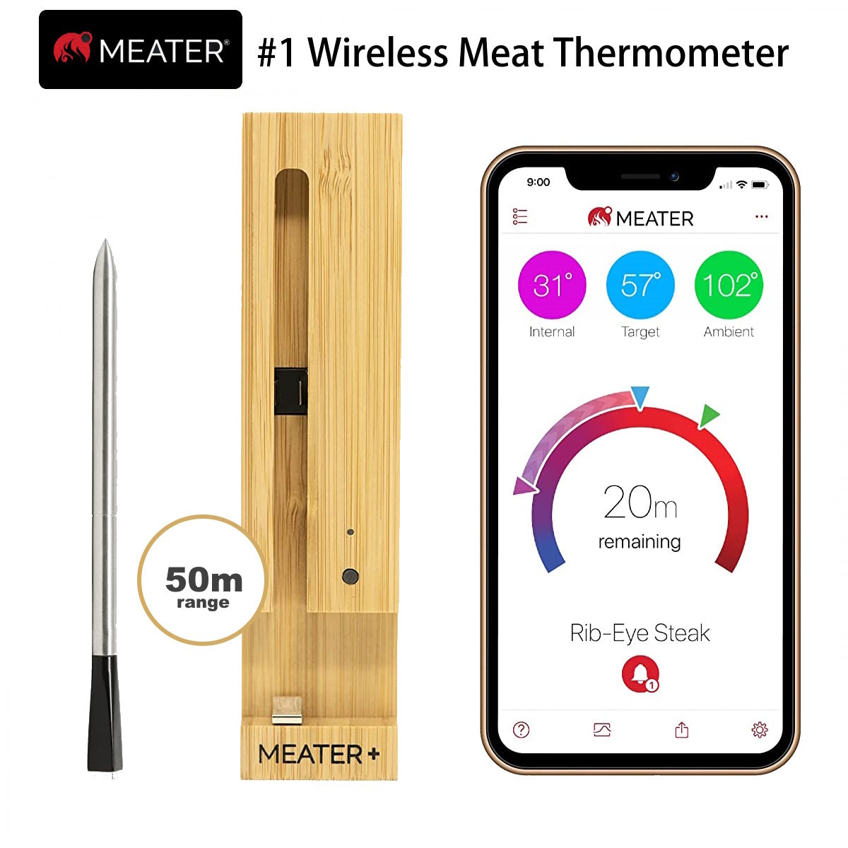 MEATER 智慧型藍牙食物溫度計