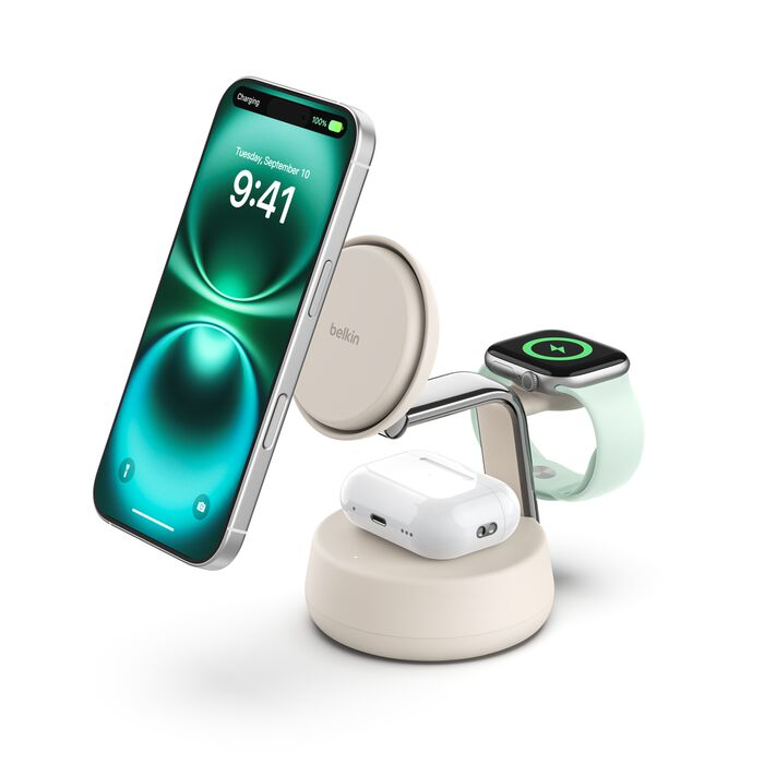 UltraCharge Pro Qi2 25W 3合1 磁吸充電座 (WIZ040)
