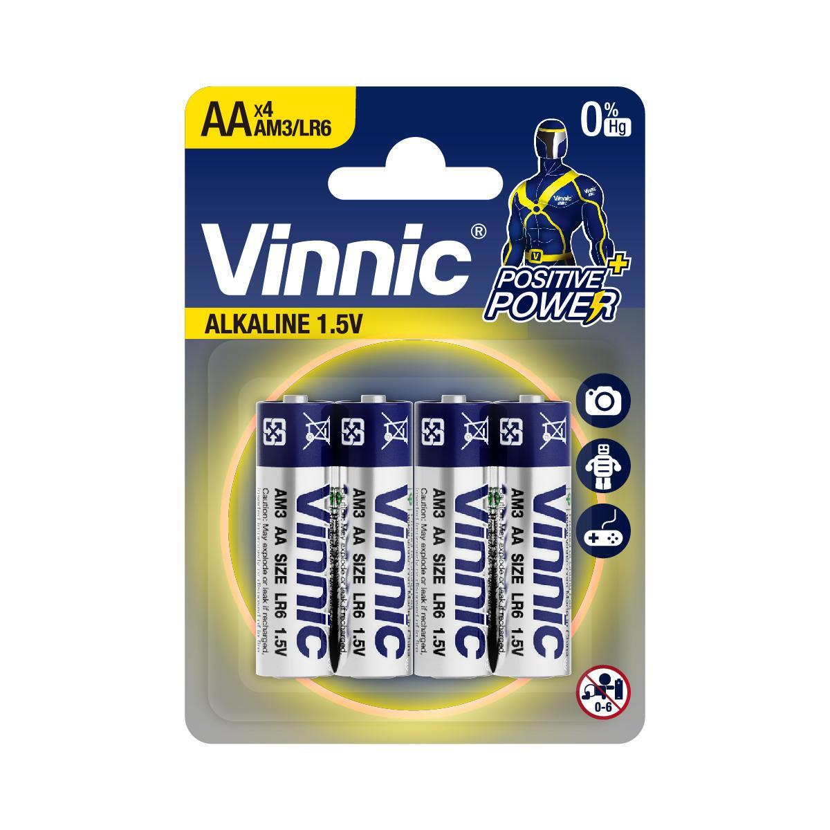 AA x4 鹼性電池 1.5V (AM3/LR6)