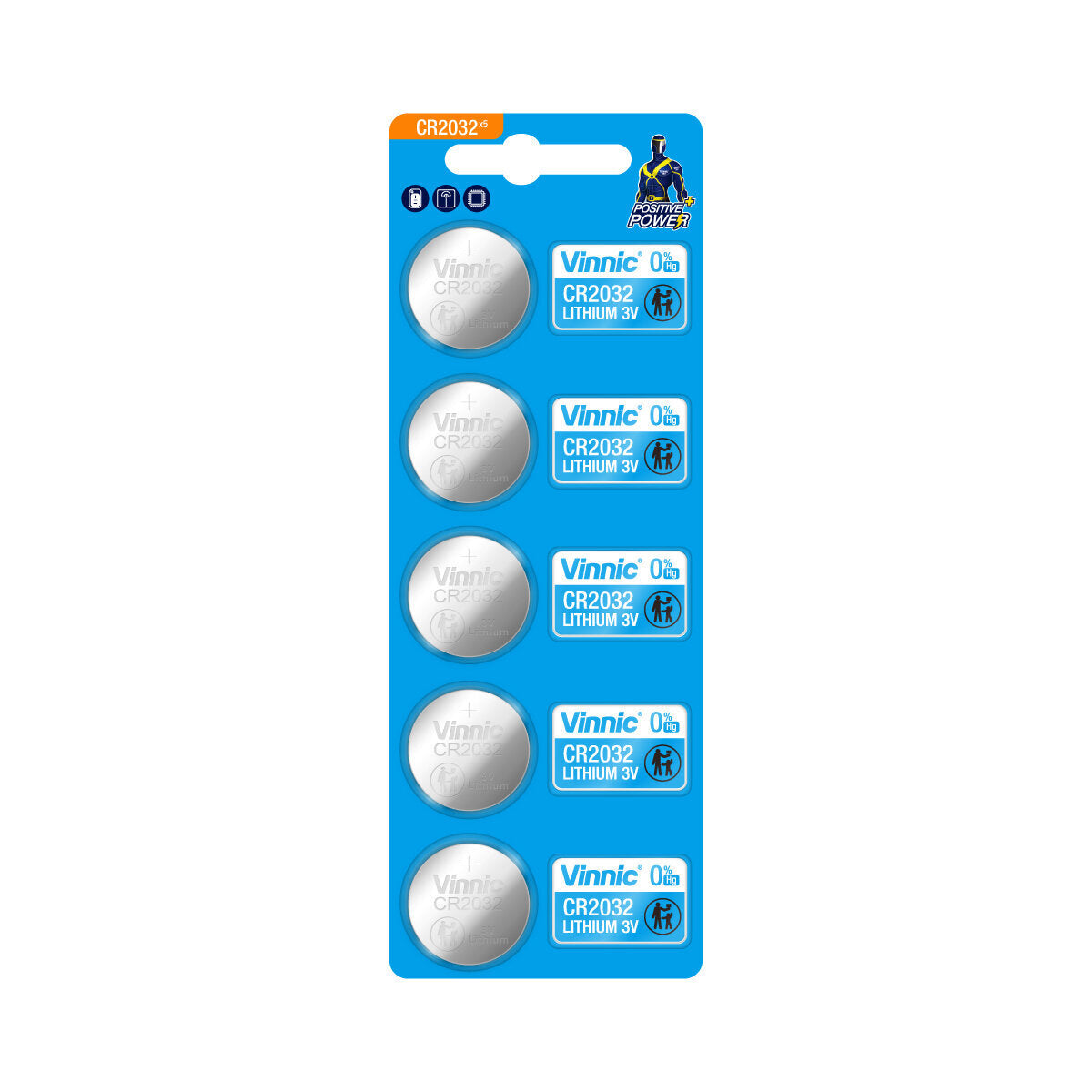 CR2032 x5 鈕扣鋰電池 3V (CR2032)