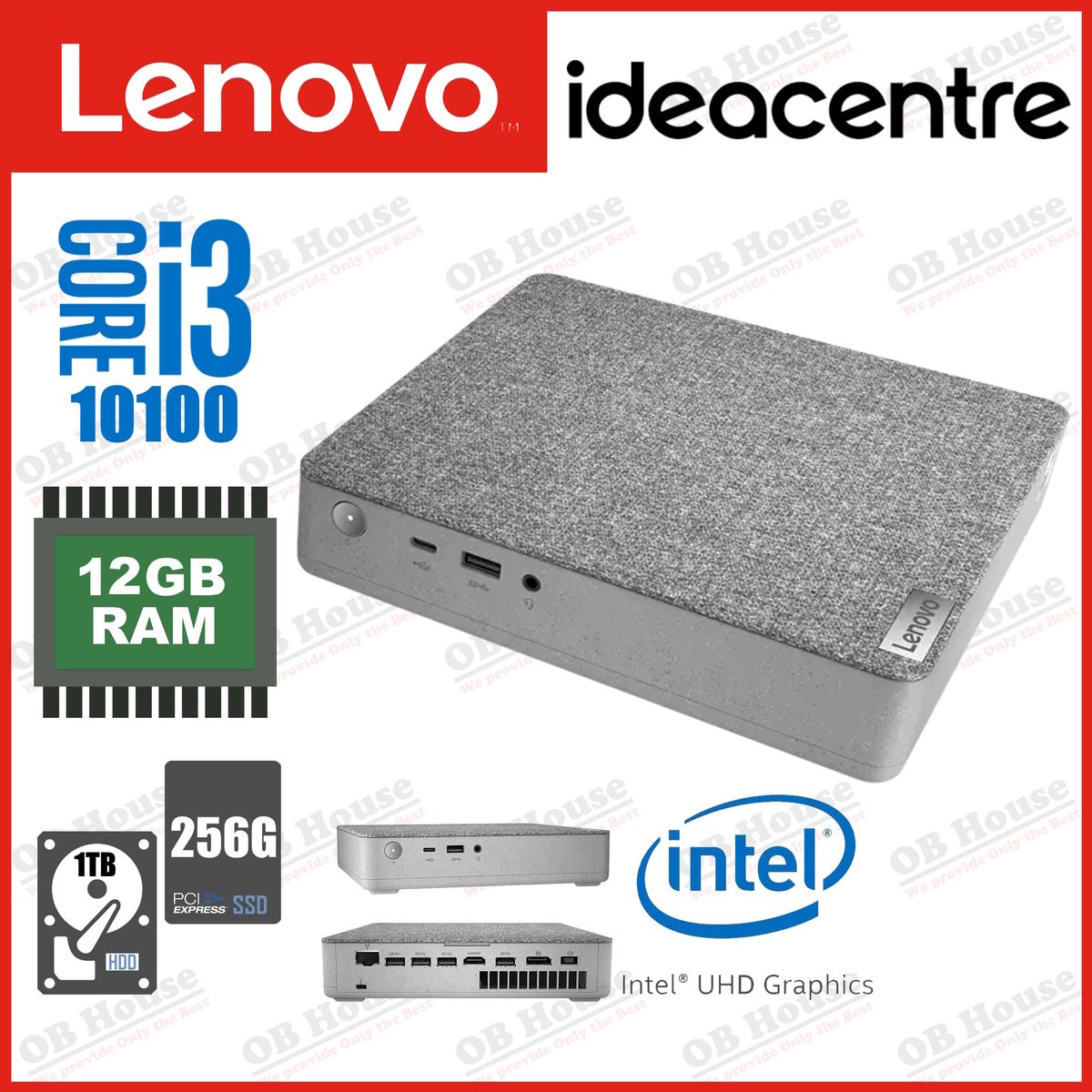 IdeaCentre Mini 5 入門級桌上型個人電腦 (90Q7002VHB) - 高質陳列品