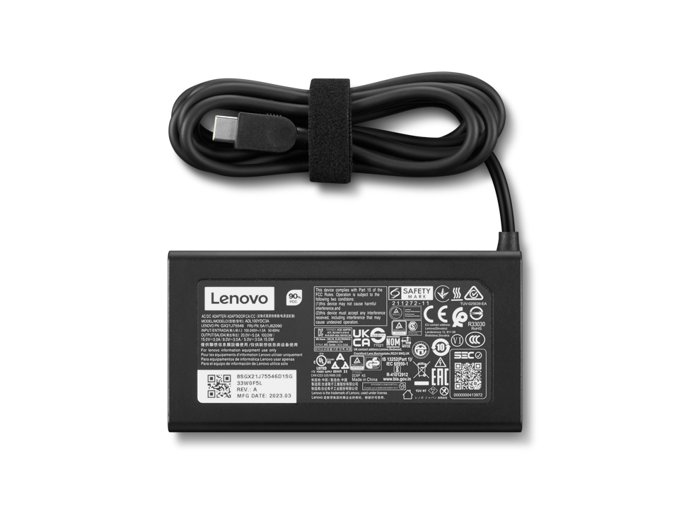 Lenovo 100W AC 整流器 (USB Type-C) - UK/香港/馬耳他/緬甸/新加坡