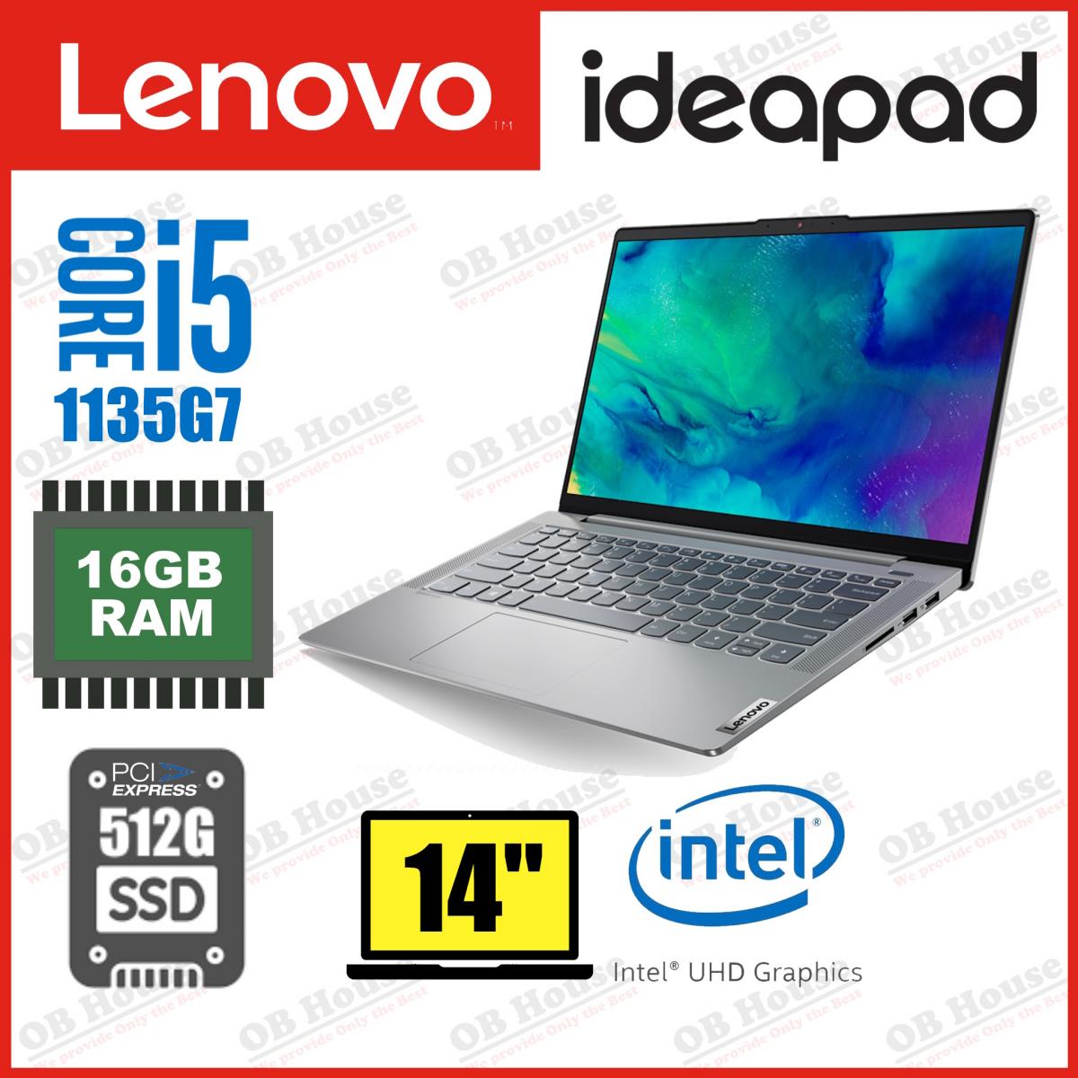IdeaPad 5 14ITL05 i5-1135G7 16GB 512GB SSD 14吋 全高清 手提電腦 (82FE004AHH) - 高質陳列品