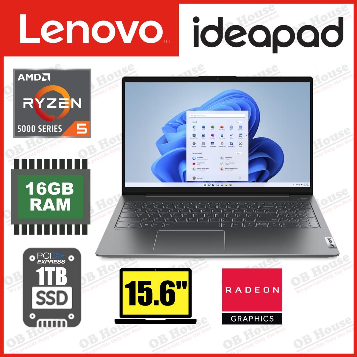 IdeaPad 5 15ABA7 R5-5625U 16GB 1TB SSD 15.6吋 全高清 手提電腦 (82SG004YHH) - 高質陳列品