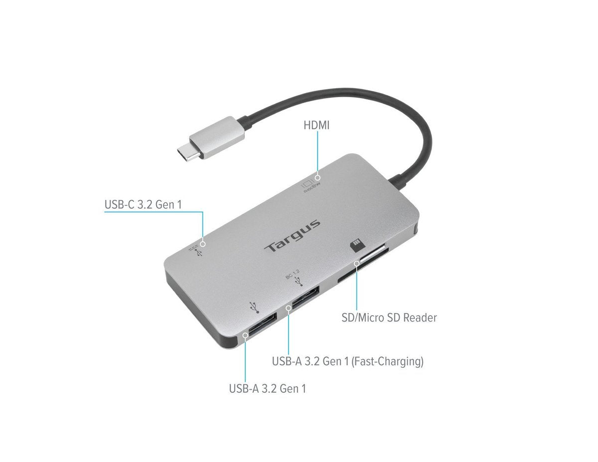 USB-C 多功能轉換器 (PD 供電)