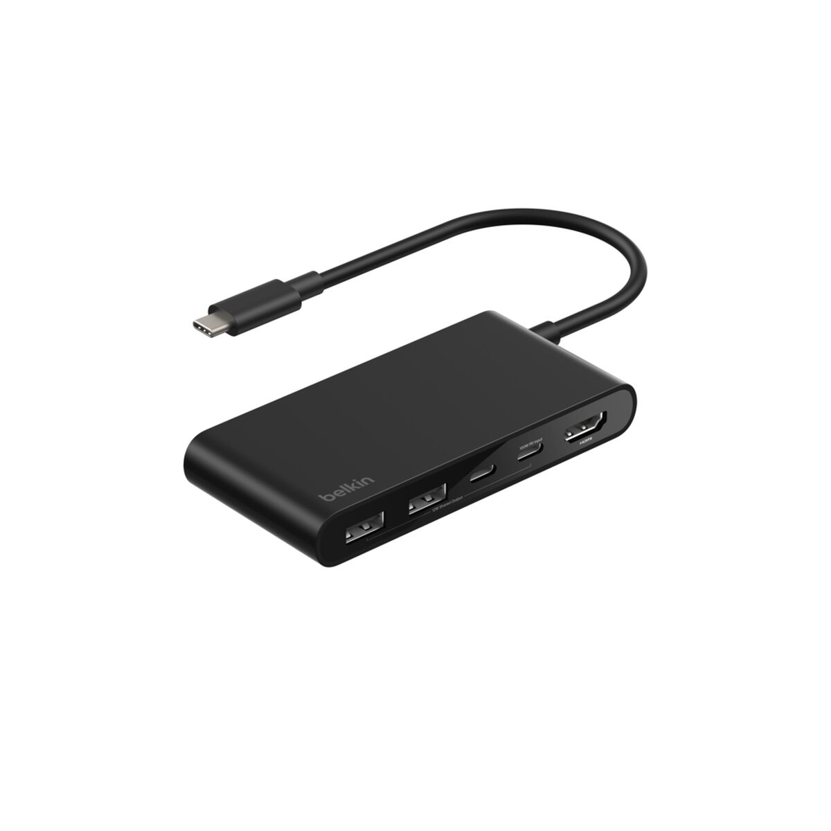 Connect USB-C 5合1 集線器 (100W / 雙USB-C / 雙USB-A / HDMI) (AVC022fqBK)