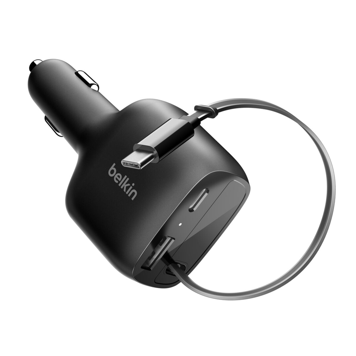 BoostCharge 伸縮型車用充電器 75W (CCC001fqBK)
