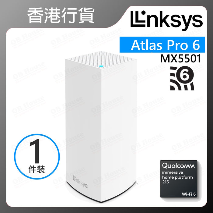 Atlas Pro 6 MX5500 雙頻 AX5400 網狀 WiFi 6 系統