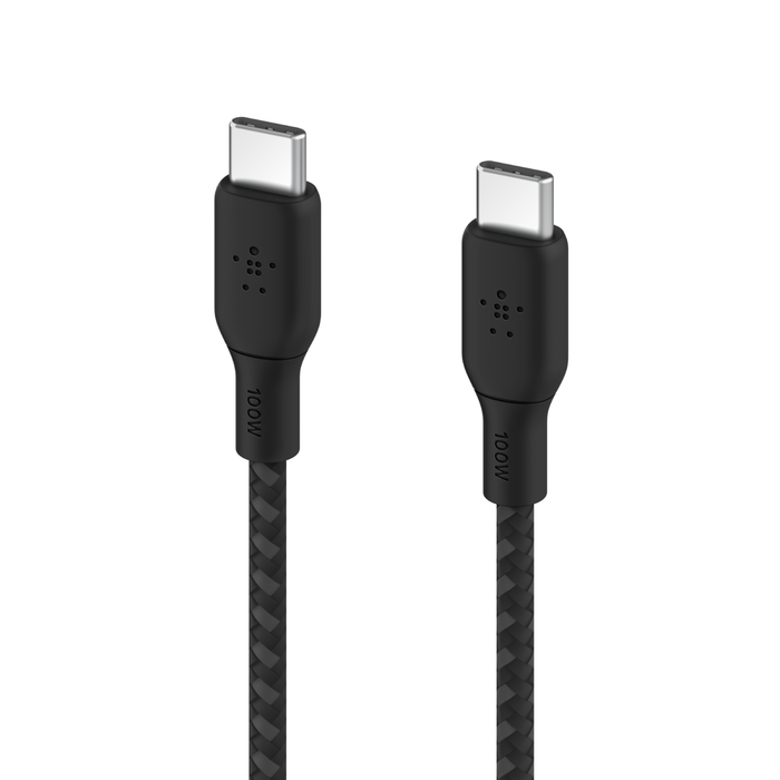 BOOST↑CHARGE 100W USB-C® 至 USB-C 編織線纜 (CAB014)