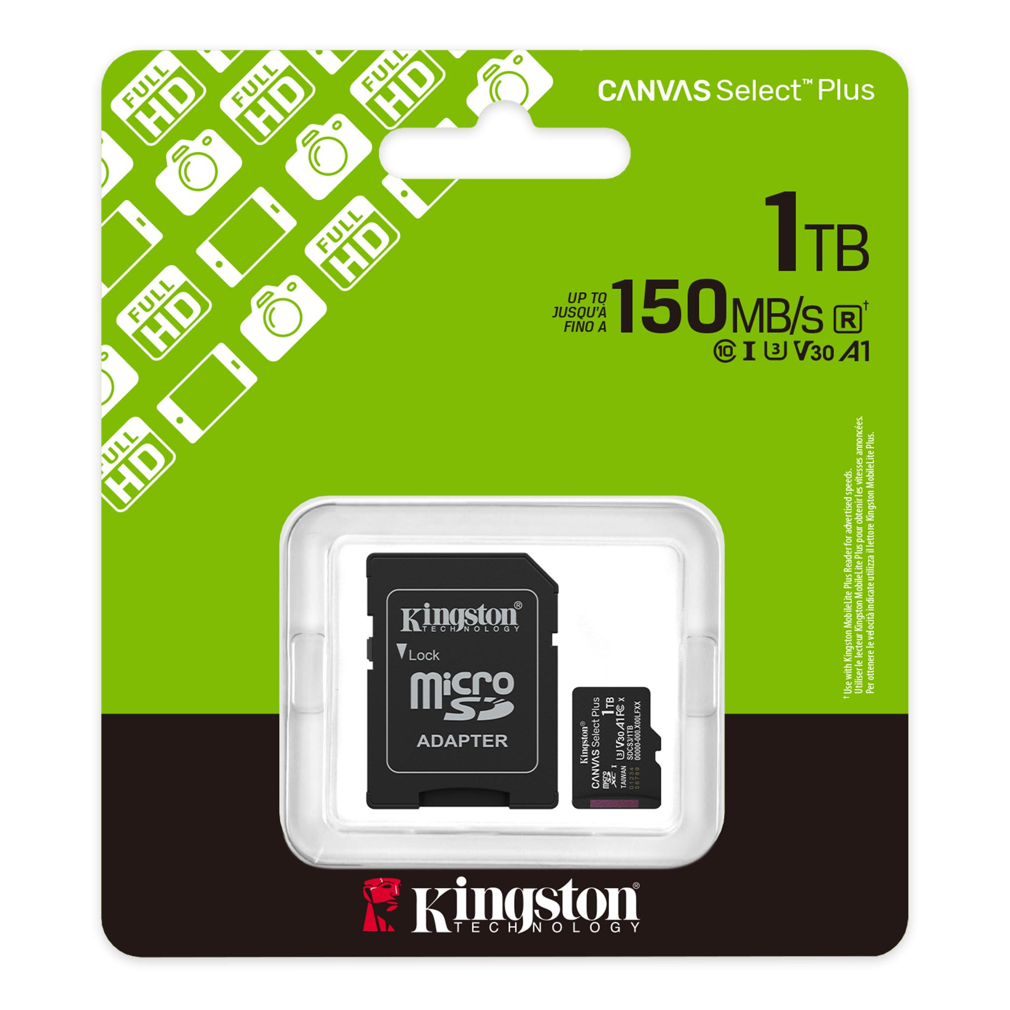 Canvas Select Plus microSD 記憶卡 (SDCS3)