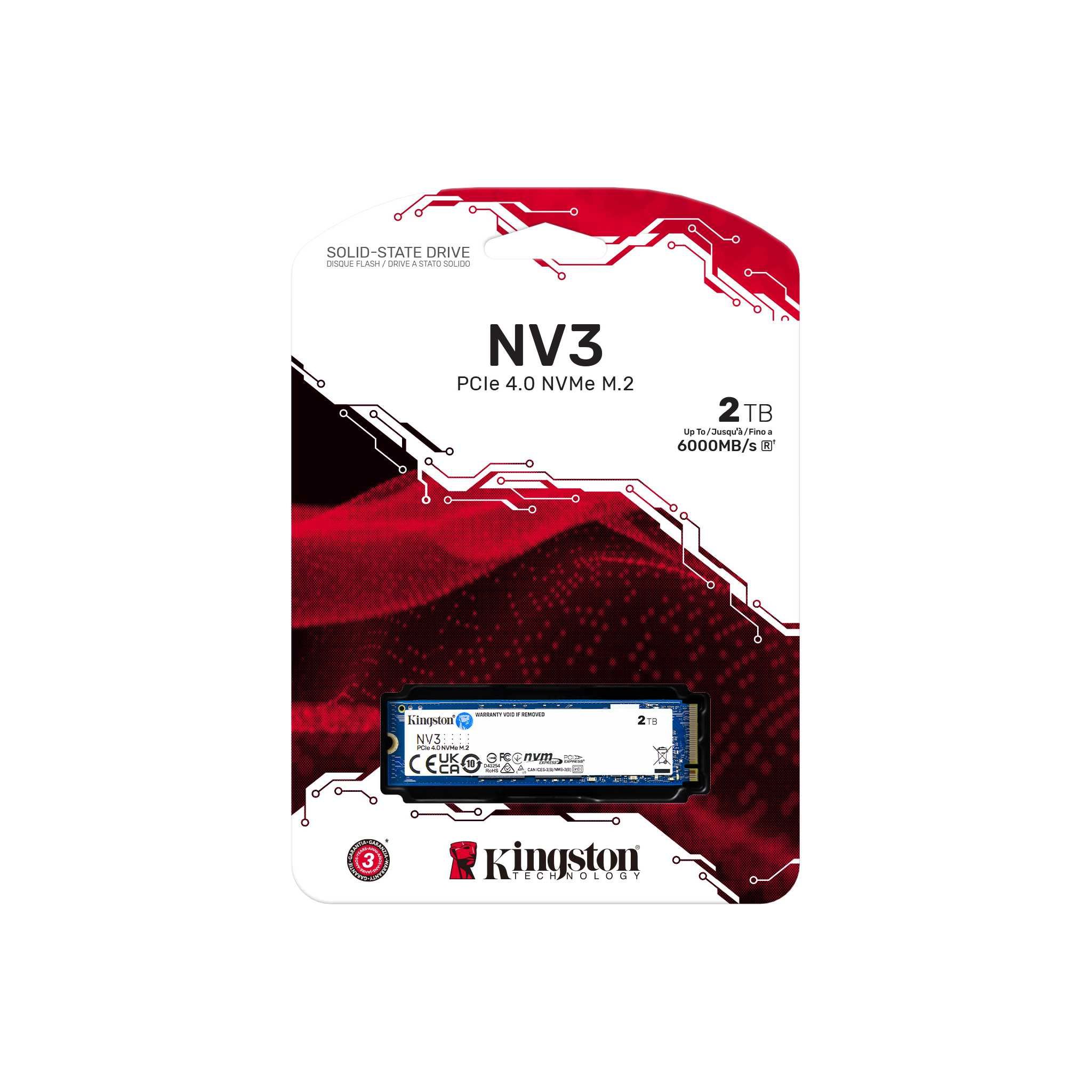 NV3 PCIe 4.0 NVMe 固態硬碟 (SNV3S)