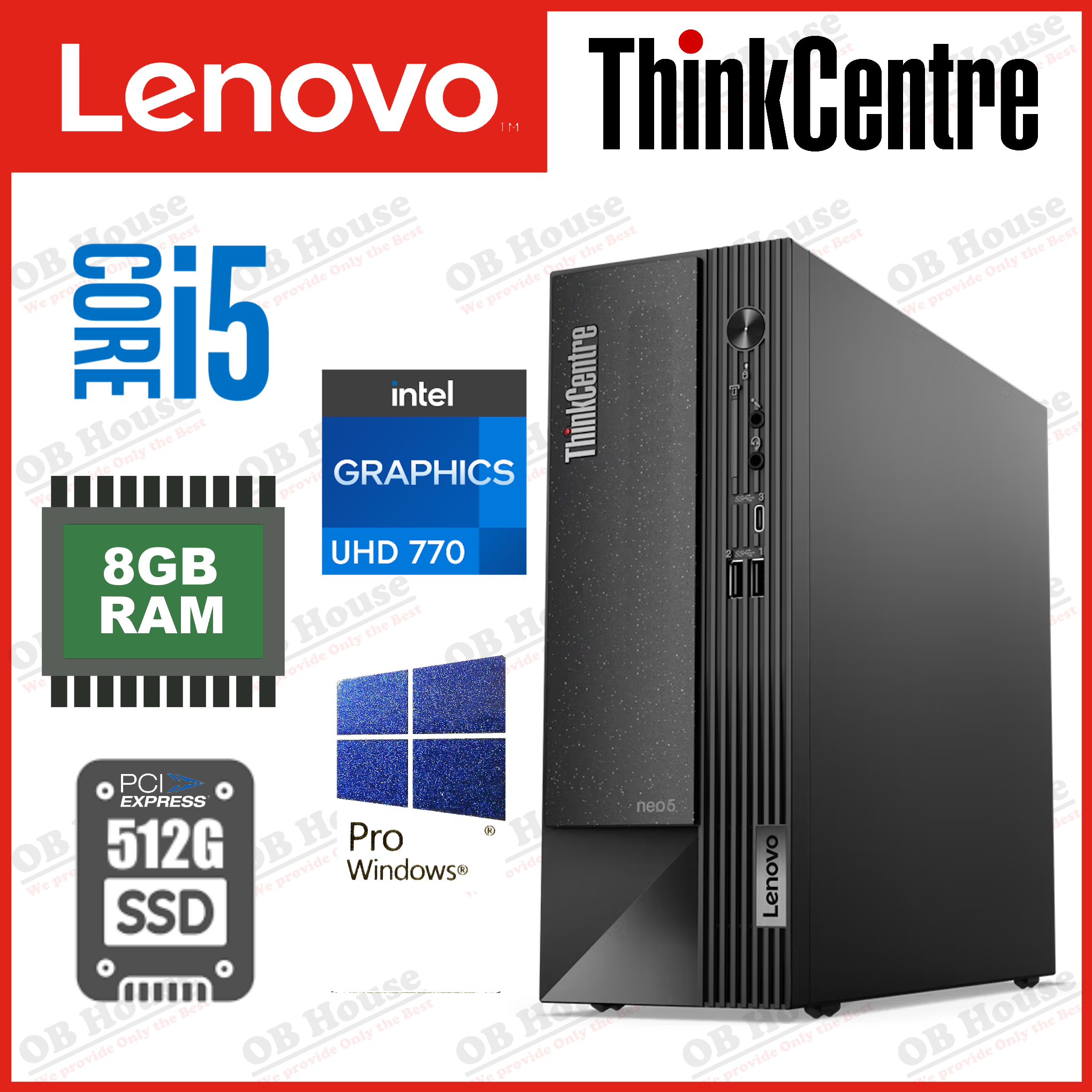 ThinkCentre Neo 50s Gen 4 Intel i5-13500 Win 11 Pro (專業版)