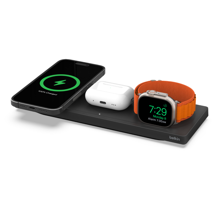 BOOST↑CHARGE PRO MagSafe 的 3 合 1 無線充電板 (WIZ016)