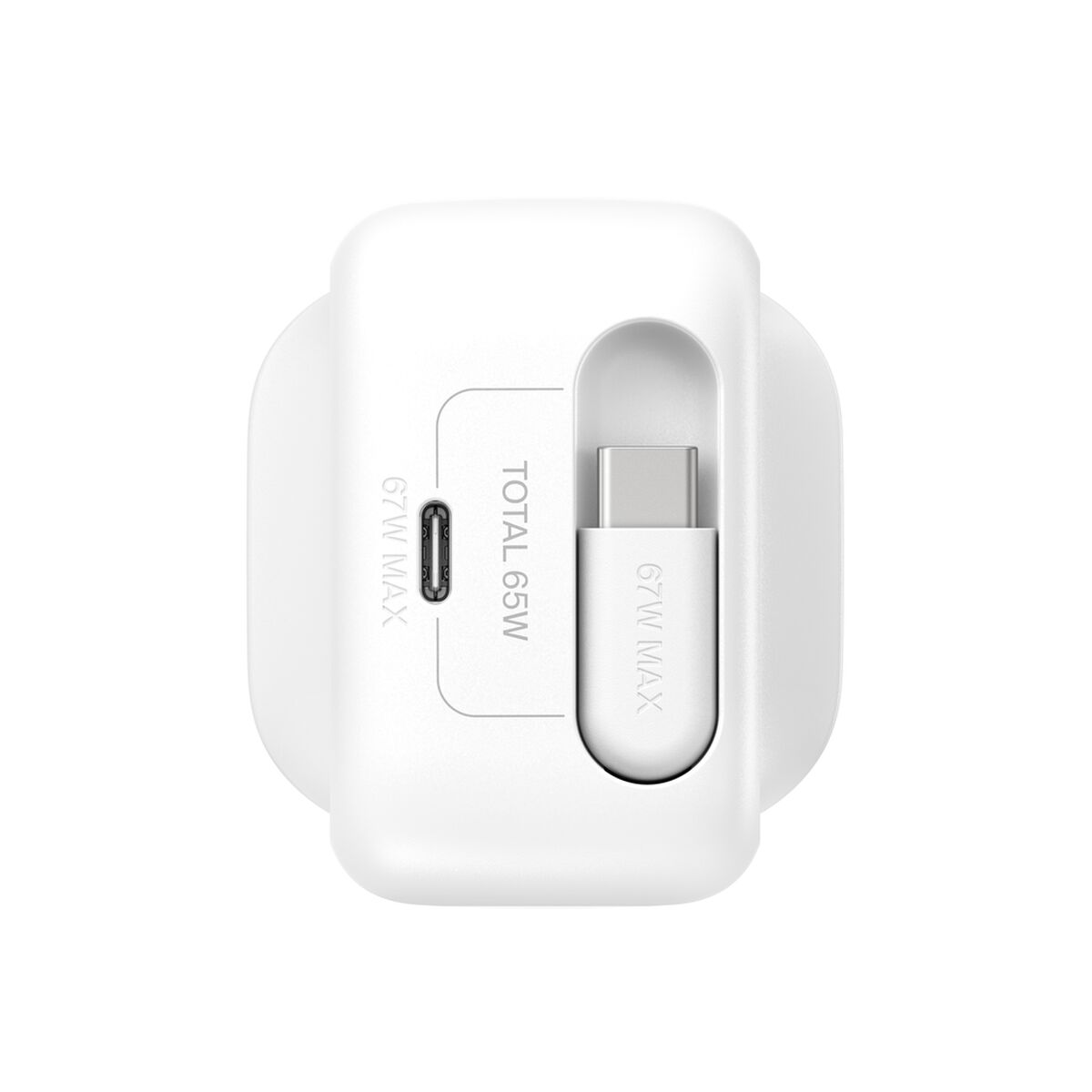 BoostCharge Pro GaN 伸縮線充電器 67W (WCH022myWH)