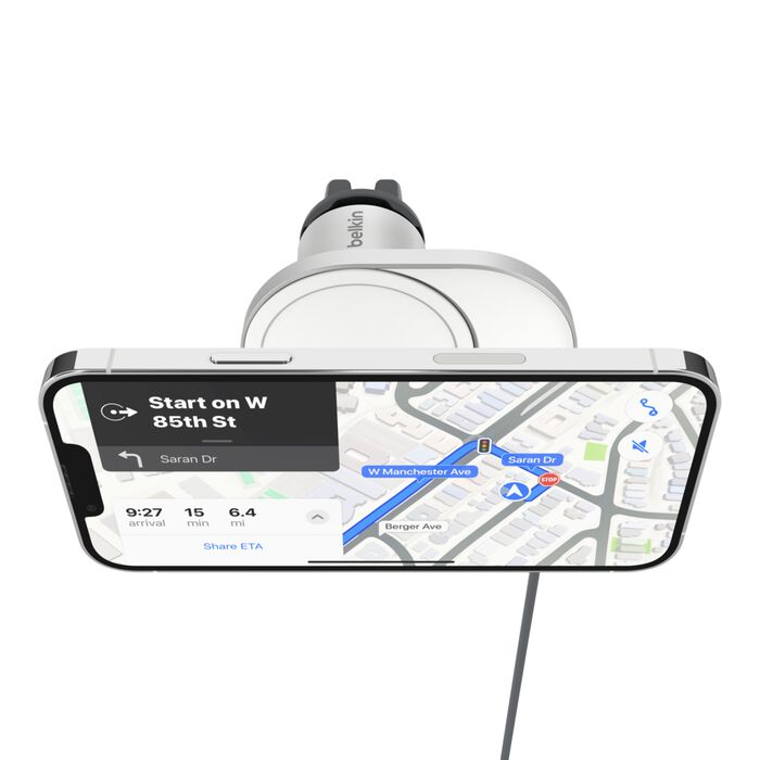 BOOST↑CHARGE PRO MagSafe 15W 快速無線車用充電器 - 不包括電源適配器 (WIC008btGR-NC)