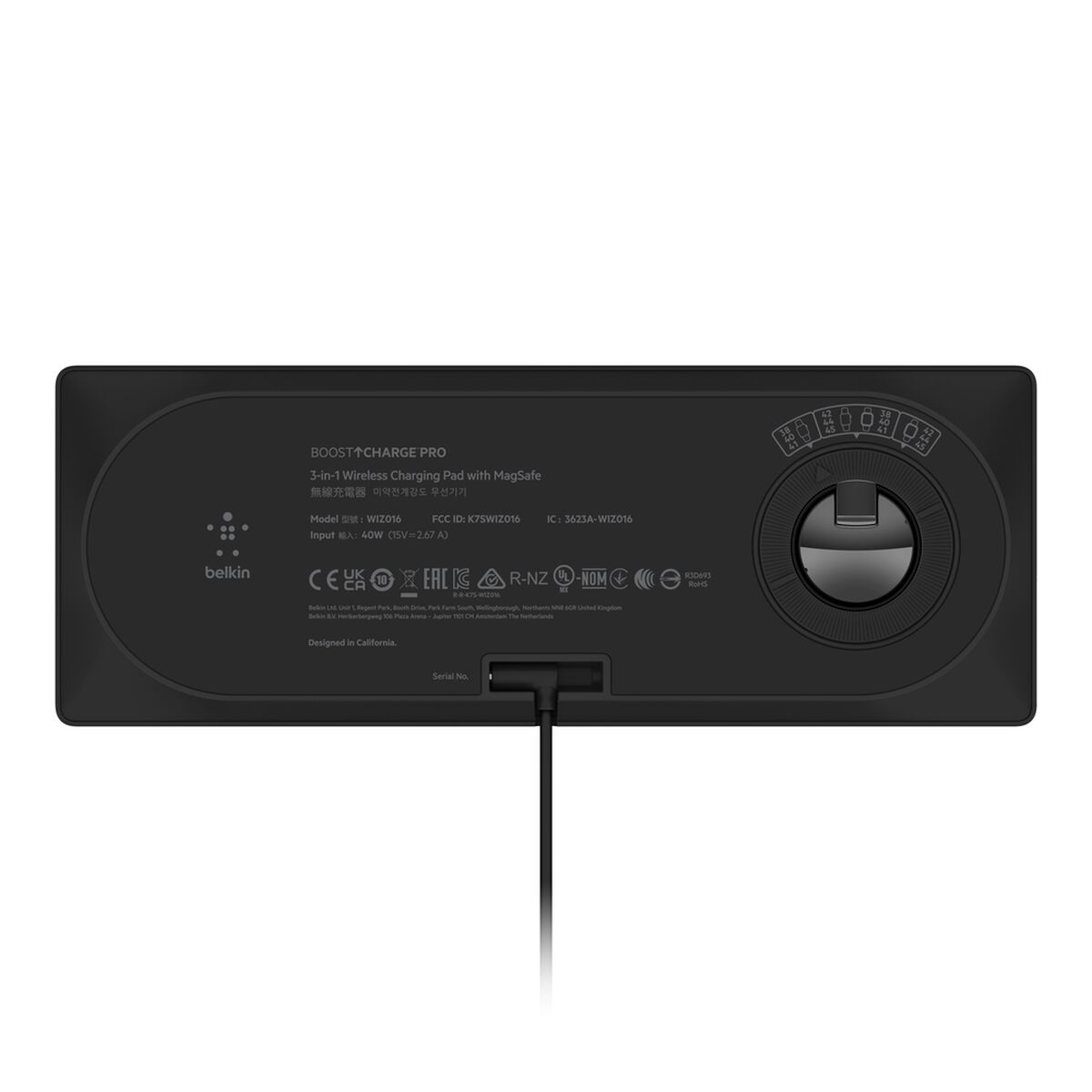 BOOST↑CHARGE PRO MagSafe 的 3 合 1 無線充電板 (WIZ016)