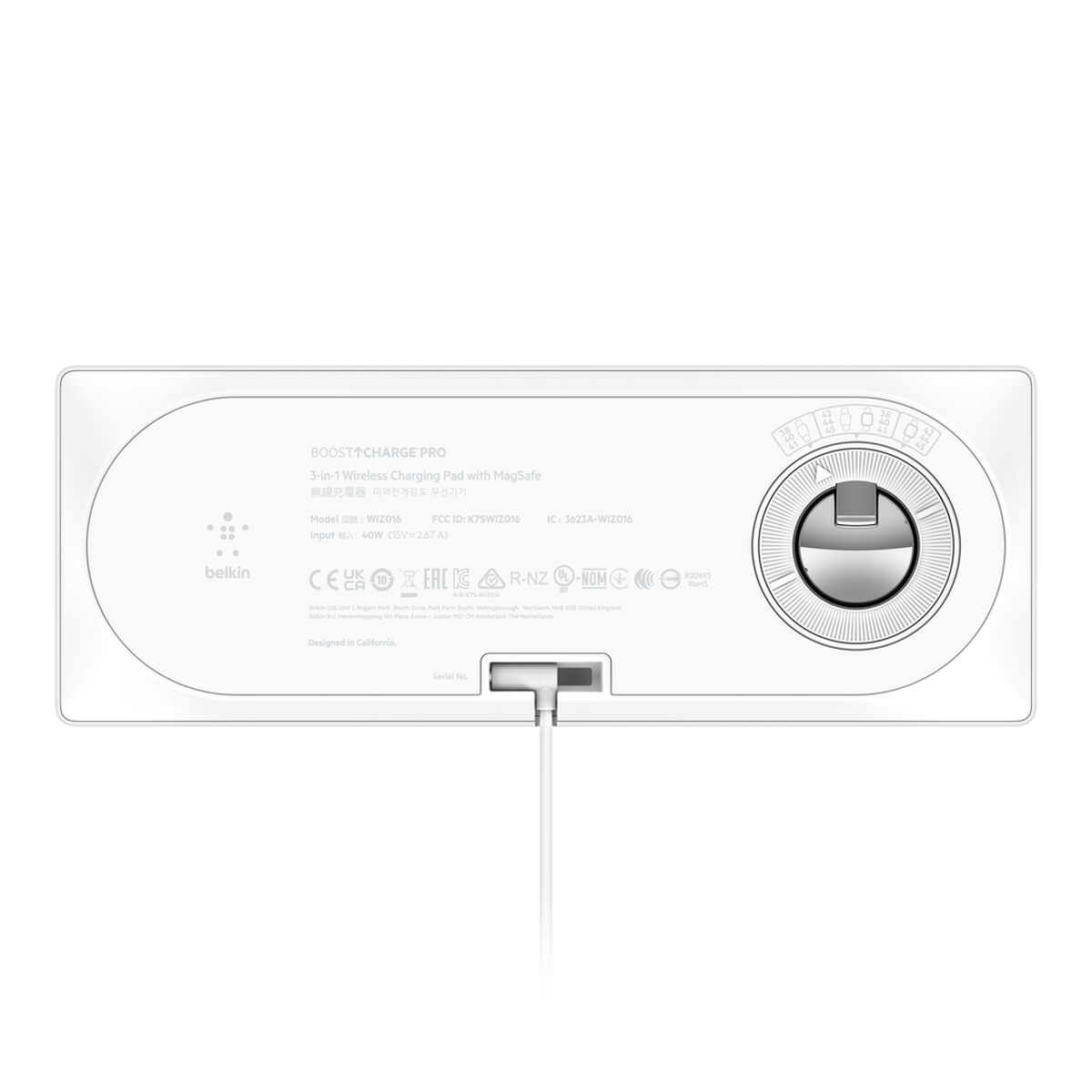 BOOST↑CHARGE PRO MagSafe 的 3 合 1 無線充電板 (WIZ016)