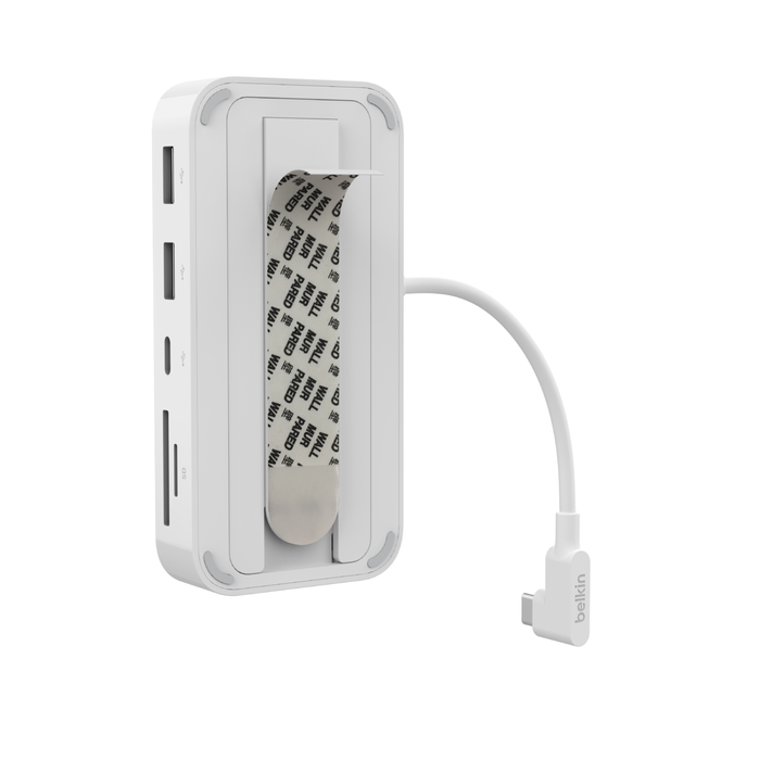CONNECT USB-C 6 合 1 多埠集線器(帶支架) (INC011btWH)