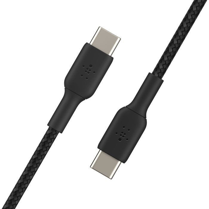BOOST↑CHARGE 60W USB-C® 至 USB-C 編織線纜 (CAB004)